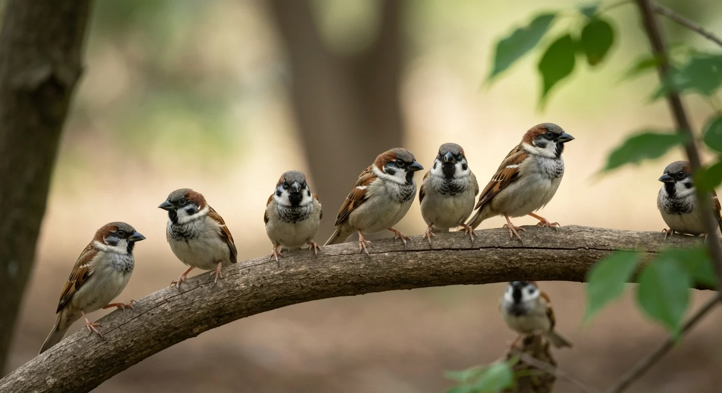 Jakie sygnały wizualne i dźwiękowe sprawiają, że wróble czują zagrożenie?